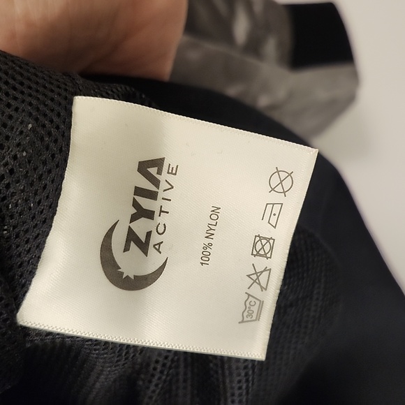 NWT Zyia active silver galaxy full zip hooded jacket size S - Picture 5 of 8